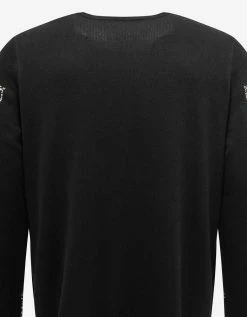 Givenchy Black Bandana Jacquard Silk Sweater Clothing