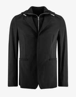 Givenchy Clothing Black Blazer With Removable Waistcoat