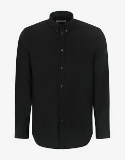 Givenchy Black Calligraphic Logo Print Shirt Clothing