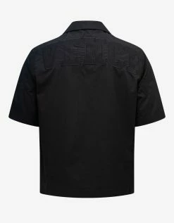 Givenchy Clothing Black College Logo Hawaiian Shirt