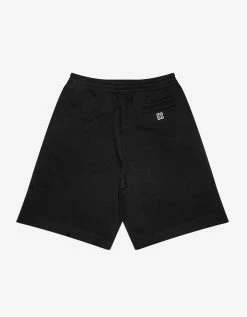 Givenchy Black Embroidered College Logo Sweat Shorts