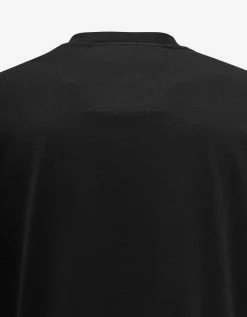 Givenchy Black Embroidered College Logo T-Shirt Clothing