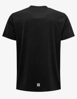 Givenchy Black Embroidered College Logo T-Shirt Clothing