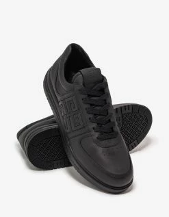 Givenchy New Arrivals Black G4 Logo Trainers