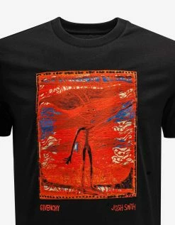 Givenchy Black Josh Smith Devil T-Shirt T-Shirts