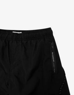 Givenchy Clothing Black Lace Detail Swim Shorts
