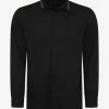 Givenchy Clothing Black Logo Collar Shirt