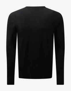 Givenchy Black Logo Label Sweater Clothing