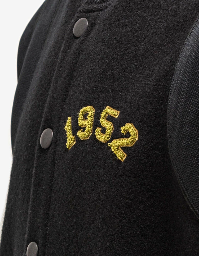 Hot Sale π₯° Givenchy Clothing Black MMW 1952 Varsity Bomber Jacket π 8 Givenchy Clothing Black MMW 1952 Varsity Bomber Jacket