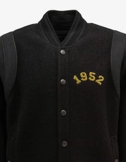 Hot Sale π₯° Givenchy Clothing Black MMW 1952 Varsity Bomber Jacket π 10 Givenchy Clothing Black MMW 1952 Varsity Bomber Jacket