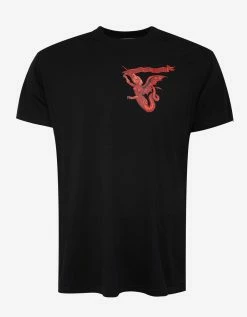 Givenchy Black Monster Print Oversized T-Shirt Clothing