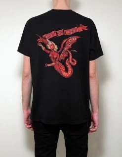 Givenchy Black Monster Print Oversized T-Shirt Clothing