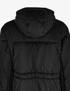 Givenchy Black Parka With Metallic Details Clothing