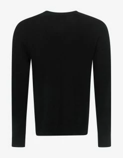 Givenchy Clothing Black Peony Jacquard Wool Sweater