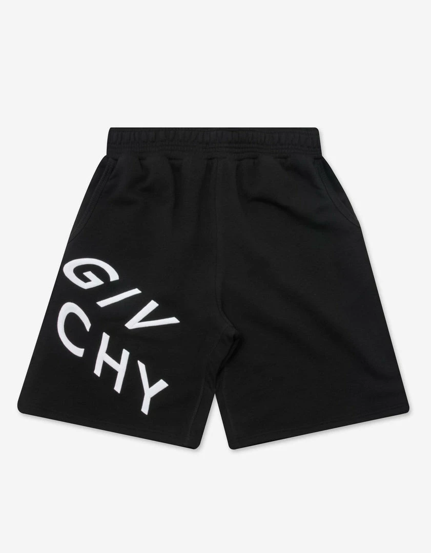 Discount π Givenchy Black Refracted Logo Sweat Shorts Clothing π― 3 Givenchy Black Refracted Logo Sweat Shorts Clothing