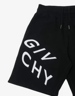 Discount π Givenchy Black Refracted Logo Sweat Shorts Clothing π― 9 Givenchy Black Refracted Logo Sweat Shorts Clothing