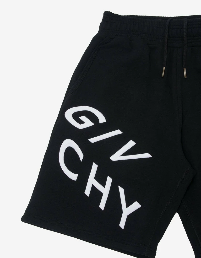 Discount π Givenchy Black Refracted Logo Sweat Shorts Clothing π― 5 Givenchy Black Refracted Logo Sweat Shorts Clothing