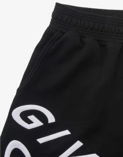 Discount π Givenchy Black Refracted Logo Sweat Shorts Clothing π― 10 Givenchy Black Refracted Logo Sweat Shorts Clothing