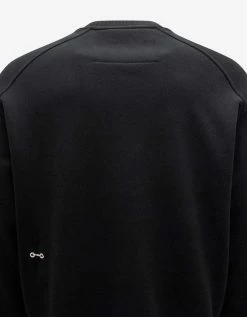 Givenchy Black Rip Detail Oversized Sweatshirt Clothing