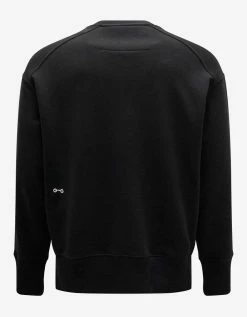 Givenchy Black Rip Detail Oversized Sweatshirt Clothing