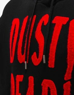 Givenchy Black Slogan Oversized Hoodie Clothing