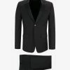 Promo 💯 Givenchy Clothing Black Suit With Silk Trim 🛒 2 Givenchy Clothing Black Suit With Silk Trim
