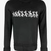 Givenchy Clothing Black Tag-Effect Logo Sweater