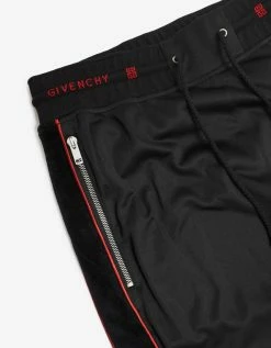 Givenchy Clothing Black Velvet Band Sweat Pants