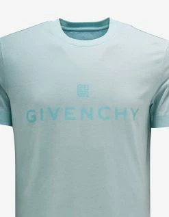 Givenchy Clothing Blue 4G Logo T-Shirt