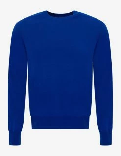 Givenchy Clothing Blue Cut Out Detail Wool Sweater