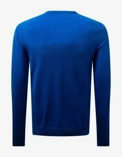 Givenchy Clothing Blue Logo Label Sweater
