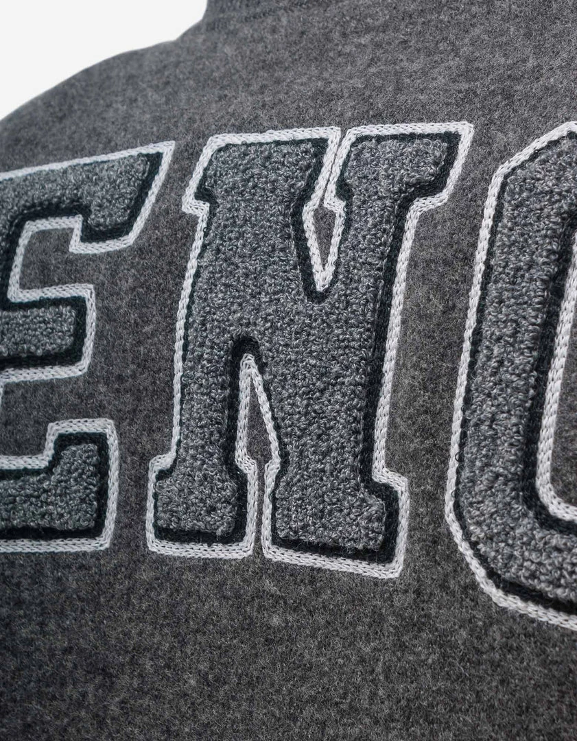 Promo 💯 Givenchy Clothing Grey College Logo Bomber Jacket 🌟 7 Givenchy Clothing Grey College Logo Bomber Jacket