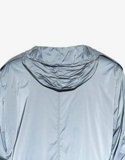 Givenchy Grey Reflective Nylon Parka Clothing
