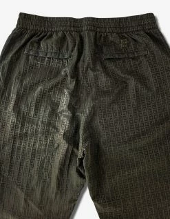 Givenchy Khaki 4G Logo Nylon Track Pants Clothing