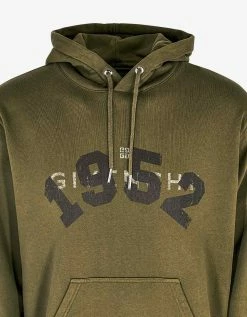 Givenchy Clothing Khaki MMW 1952 Print Hoodie