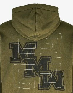 Givenchy Clothing Khaki MMW 1952 Print Hoodie