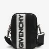 Givenchy MC3 Black Logo Vertical Cross Body Bag