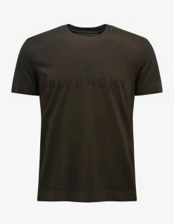 Givenchy Military Green Logo T-Shirt