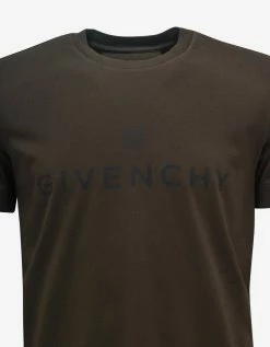 Givenchy Military Green Logo T-Shirt