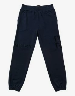 Givenchy Night Blue 4G Logo Sweat Pants Clothing