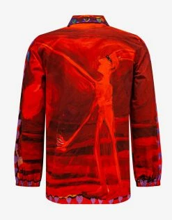 Givenchy Red Josh Smith Devil Print Shirt Shirts