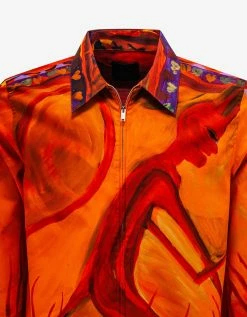 Givenchy Red Josh Smith Devil Print Shirt Shirts