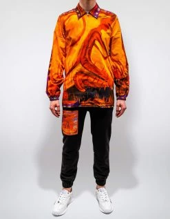 Givenchy Red Josh Smith Devil Print Shirt Shirts
