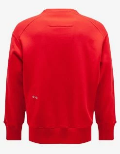 Givenchy Clothing Red Rip Detail Oversized Sweatshirt
