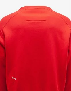 Givenchy Clothing Red Rip Detail Oversized Sweatshirt