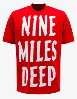 Givenchy Red Slogan Oversized T-Shirt Clothing