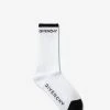Givenchy White 4G Logo Socks Accessories
