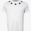 Givenchy White Cuban Fit T-Shirt With Stars Clothing