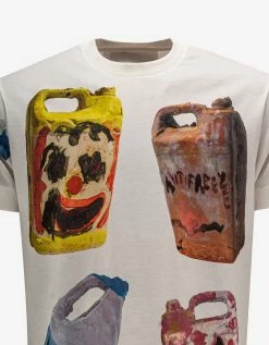 Promo π₯° Givenchy White Josh Smith Ceramics Print T-Shirt β 10 Givenchy White Josh Smith Ceramics Print T-Shirt