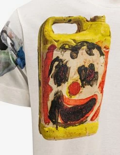 Promo π₯° Givenchy White Josh Smith Ceramics Print T-Shirt β 11 Givenchy White Josh Smith Ceramics Print T-Shirt